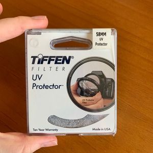 Tiffen UV protector filter 58mm